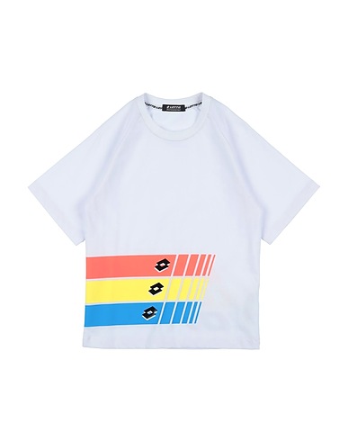 LOTTO T-shirt White 64% Cotton, 36% Polyester