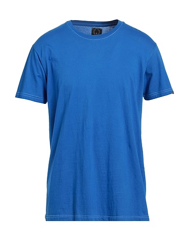 T-JACKET by TONELLO Basic T-Shirt Blue 100% Cotton