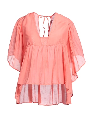 REBEL QUEEN by LIU •JO Top Salmon pink 78% Cotton, 22% Silk