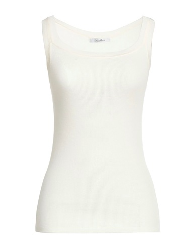 MAX MARA Top Ivory 100% Cotton