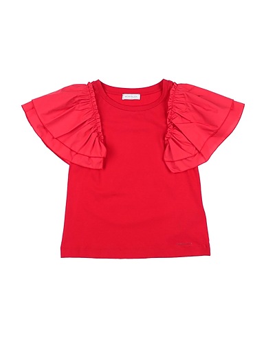 MONNALISA T-shirt Red 95% Cotton, 5% Elastane
