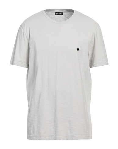 DONDUP T-shirt Grigio chiaro 100% Cotone