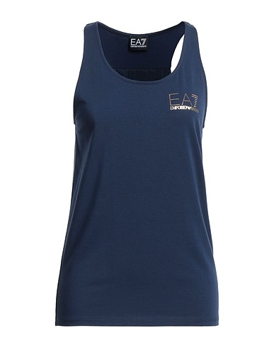 EA7 Canotta Blu notte 48% Cotone, 47% Modal, 5% Elastan