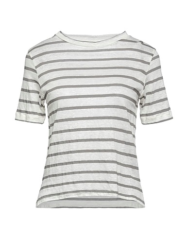 ARAGONA T-shirt Grey 76% Linen, 24% Cotton