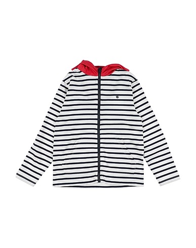 PETIT BATEAU Cardigan White 100% Cotton