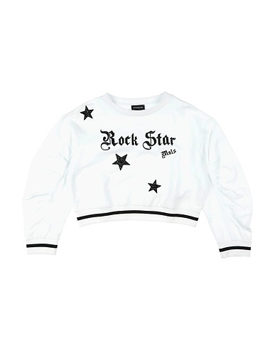 MONNALISA Sweatshirt White 95% Cotton, 5% Elastane