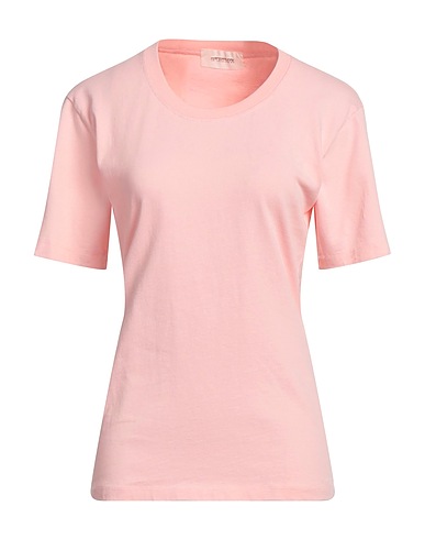 SPORTMAX Basic T-Shirt Light pink 100% Cotton