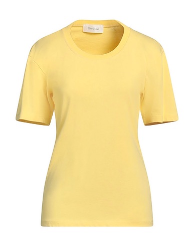 SPORTMAX T-shirt Giallo 100% Cotone