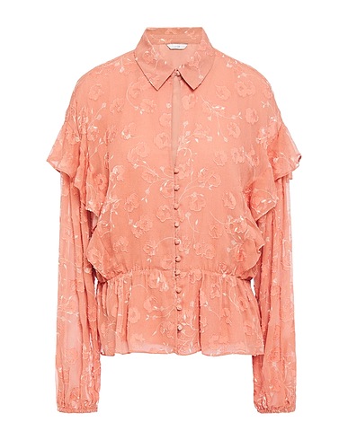 JOIE Floral shirts & blouses Pink 77% Silk, 23% Cotton
