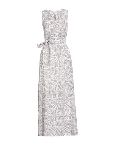 IU RITA MENNOIA Long dress White 100% Viscose