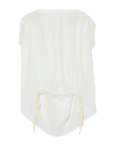 LEE MATHEWS Top White 73% Tencel™, 21% Nylon, 6% Linen