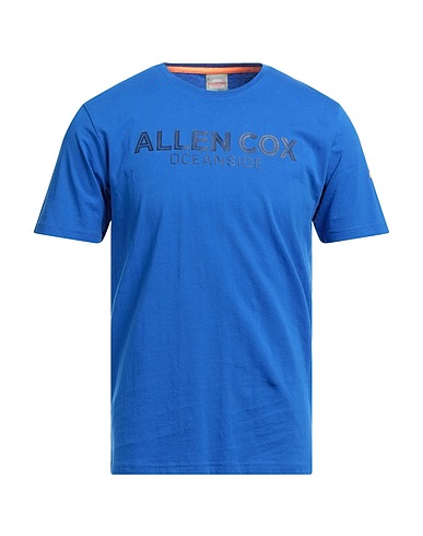 ALLEN COX T-shirt Bright blue 100% Cotton