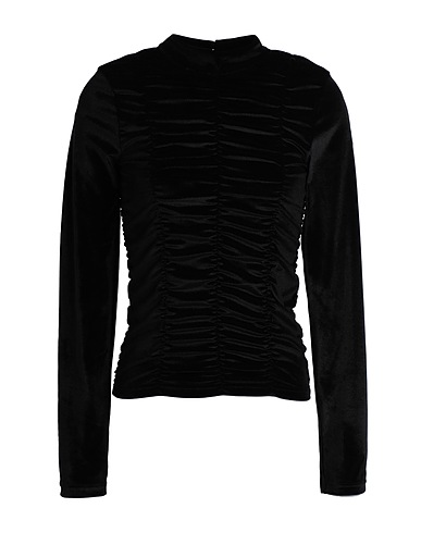 TOPSHOP Top Black 92% Polyester, 8% Elastane