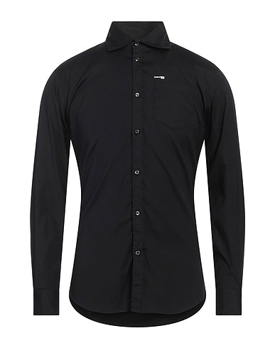 DSQUARED2 無地シャツ ブラック コットン 97% / ポリウレタン 3%