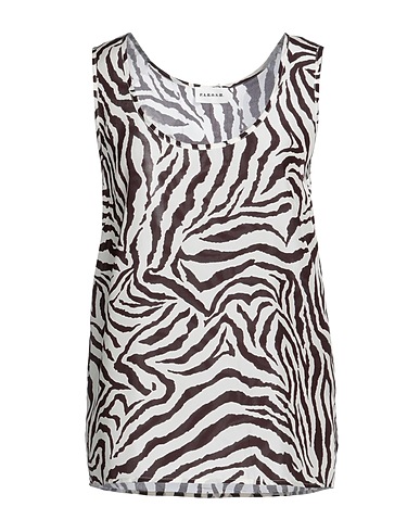 P.A.R.O.S.H. Silk top Dark brown 100% Silk