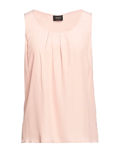 LIU •JO Top Blush 72% Acetate, 28% Silk