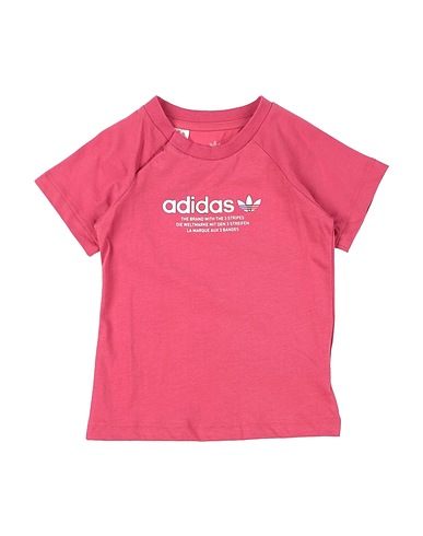 ADIDAS ORIGINALS T-shirt Magenta 100% Cotton