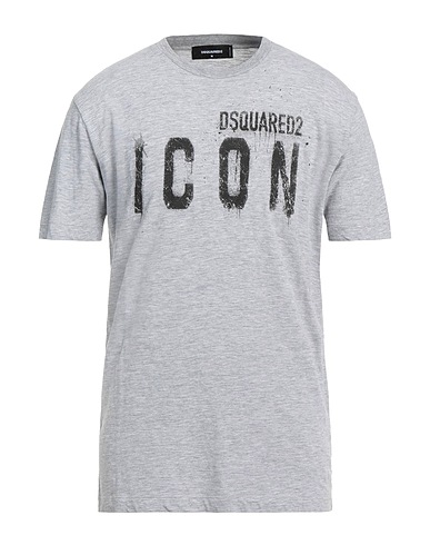 DSQUARED2 T-shirt Grey 88% Cotton, 12% Viscose