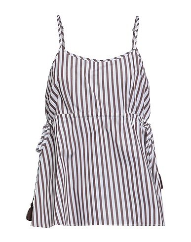 P.A.R.O.S.H. Top Chocolate brown 100% Cotton
