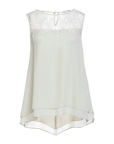 DIANA GALLESI Top Grey 86% Viscose, 14% Polyester, Polyamide