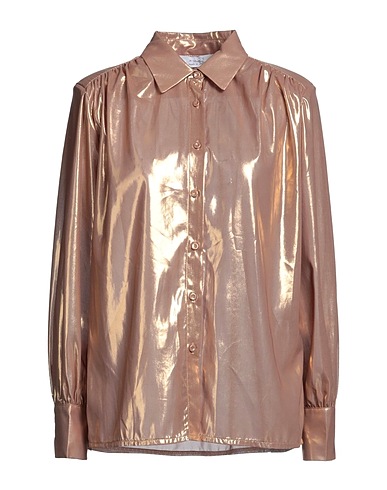 KAOS Hemden und Blusen einfarbig Kamel 100% Polyester