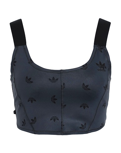 ADIDAS ORIGINALS Cropped Top CORSET BRA Blei 79% Recyceltes Polyester, 21% Elastan