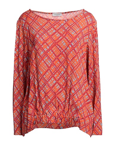 ROSSO35 Top Tomato red 100% Viscose