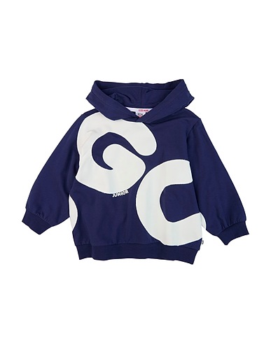 GCDS MINI Felpa Blu 95% Cotone, 5% Elastan