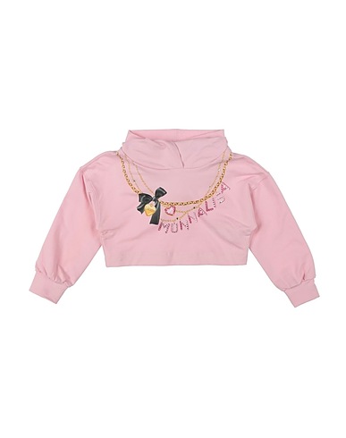 MONNALISA Sweatshirt Pink 94% Cotton, 6% Elastane