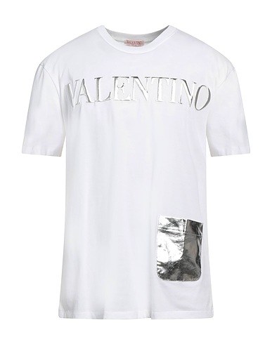 VALENTINO GARAVANI T-shirt BIANCO 100% Cotton, Polyurethane