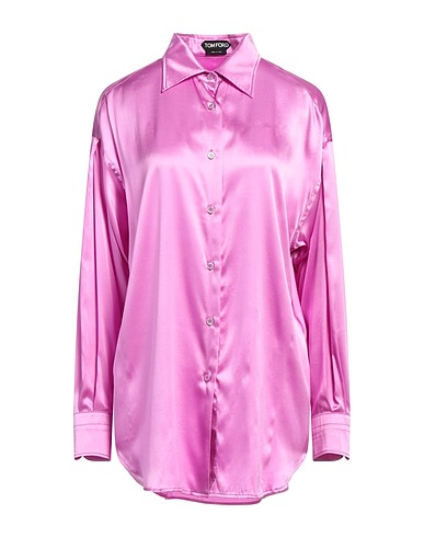 TOM FORD Solid color shirts & blouses Mauve 94% Silk, 6% Lyocell