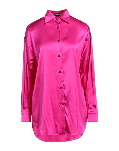 TOM FORD Solid color shirts & blouses Fuchsia 94% Silk, 6% Lyocell