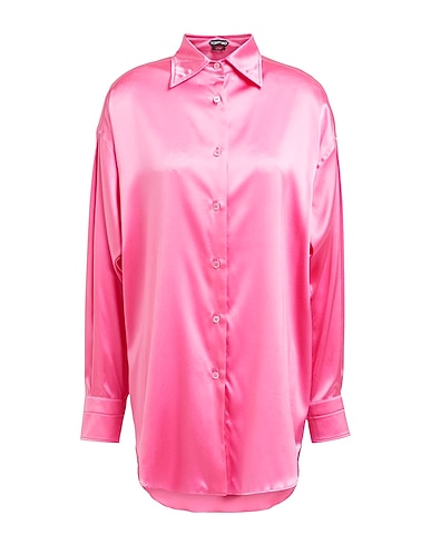 TOM FORD Camicie e bluse tinta unita Rosa 94% Seta, 6% Lyocell