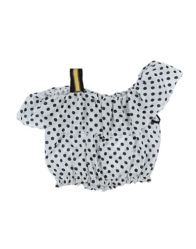 LOREDANA Top Bianco 100% Poliestere