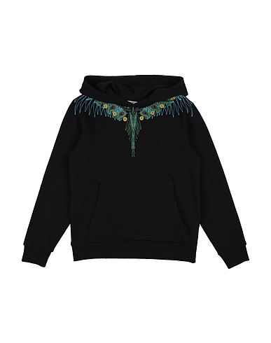 MARCELO BURLON Sweatshirt Black 80% Cotton, 20% Polyester, Elastane