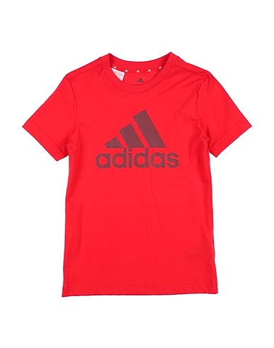 ADIDAS T-Shirt Rot 100% Baumwolle, Elastan