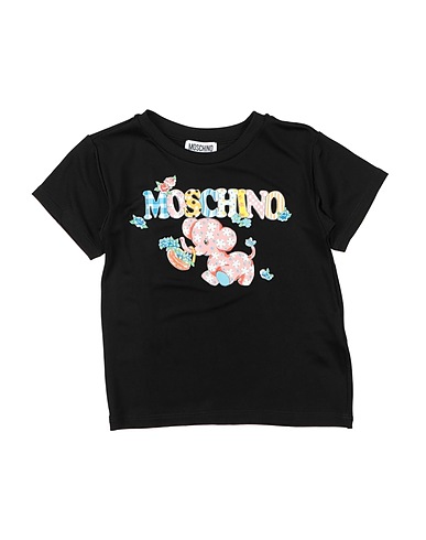 MOSCHINO KID T-Shirt Schwarz 96% Viskose, 4% Elastan