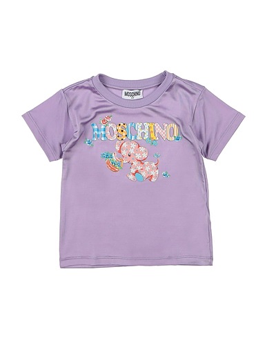 MOSCHINO KID T-shirt Mauve 96% Viscose, 4% Elastane
