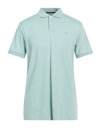 HACKETT Polo shirt Light green 100% Cotton