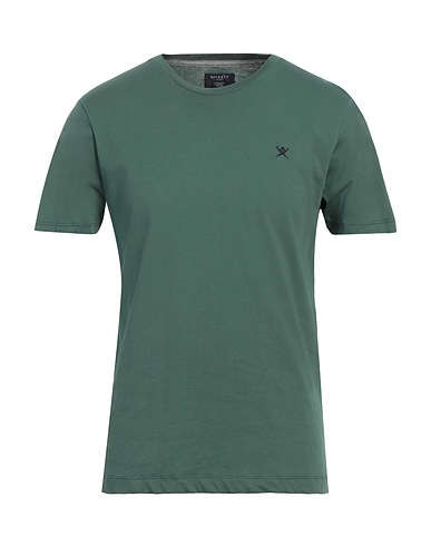 HACKETT T-shirt Verde scuro 100% Cotone