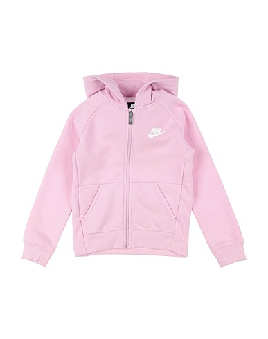NIKE Hooded sweatshirt Pink 60% Cotton, 40% Polyester