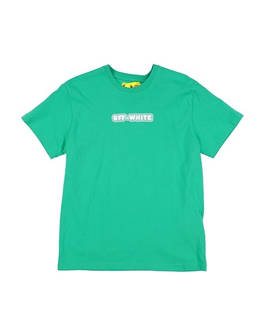 OFF-WHITE™ KIDS T-shirt Green 100% Cotton
