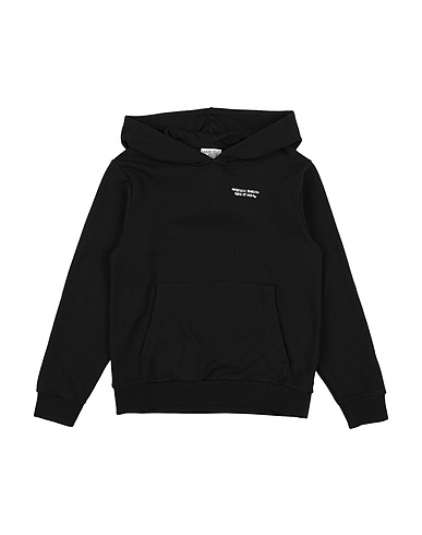 MARCELO BURLON Hooded track jacket  Black 80% Cotton, 20% Polyester, Elastane