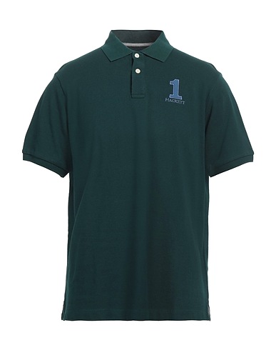 HACKETT Polo Verde scuro 100% Cotone