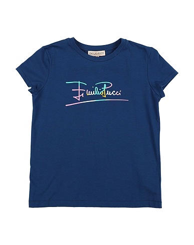 PUCCI T-shirt Blu 94% Cotone, 6% Elastan