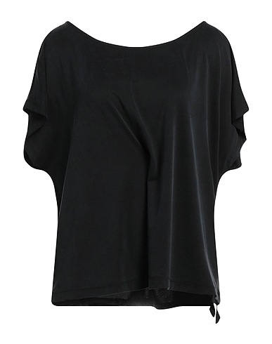 ANN DEMEULEMEESTER T-shirt Nero 90% Cupro, 10% Elastan