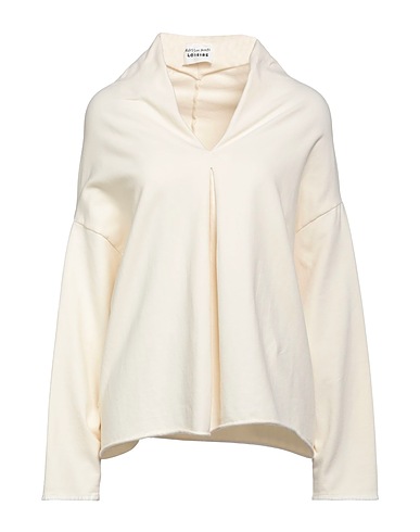 ALESSIA SANTI Sweatshirt Ivory 95% Cotton, 5% Elastane