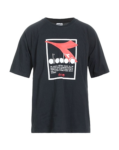 DIADORA T-shirt Black 60% Cotton, 40% Polyester