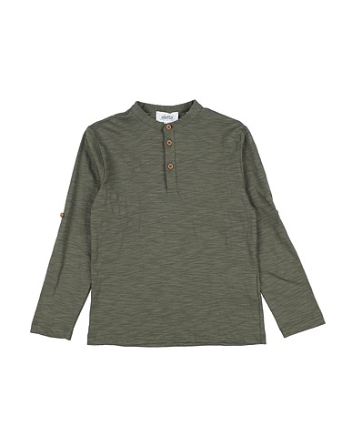 ALETTA T-shirt Military green 97% Cotton, 3% Elastane