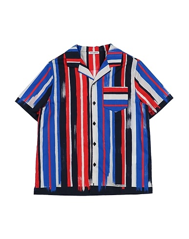 DOLCE&GABBANA Patterned shirt Blue 100% Cotton